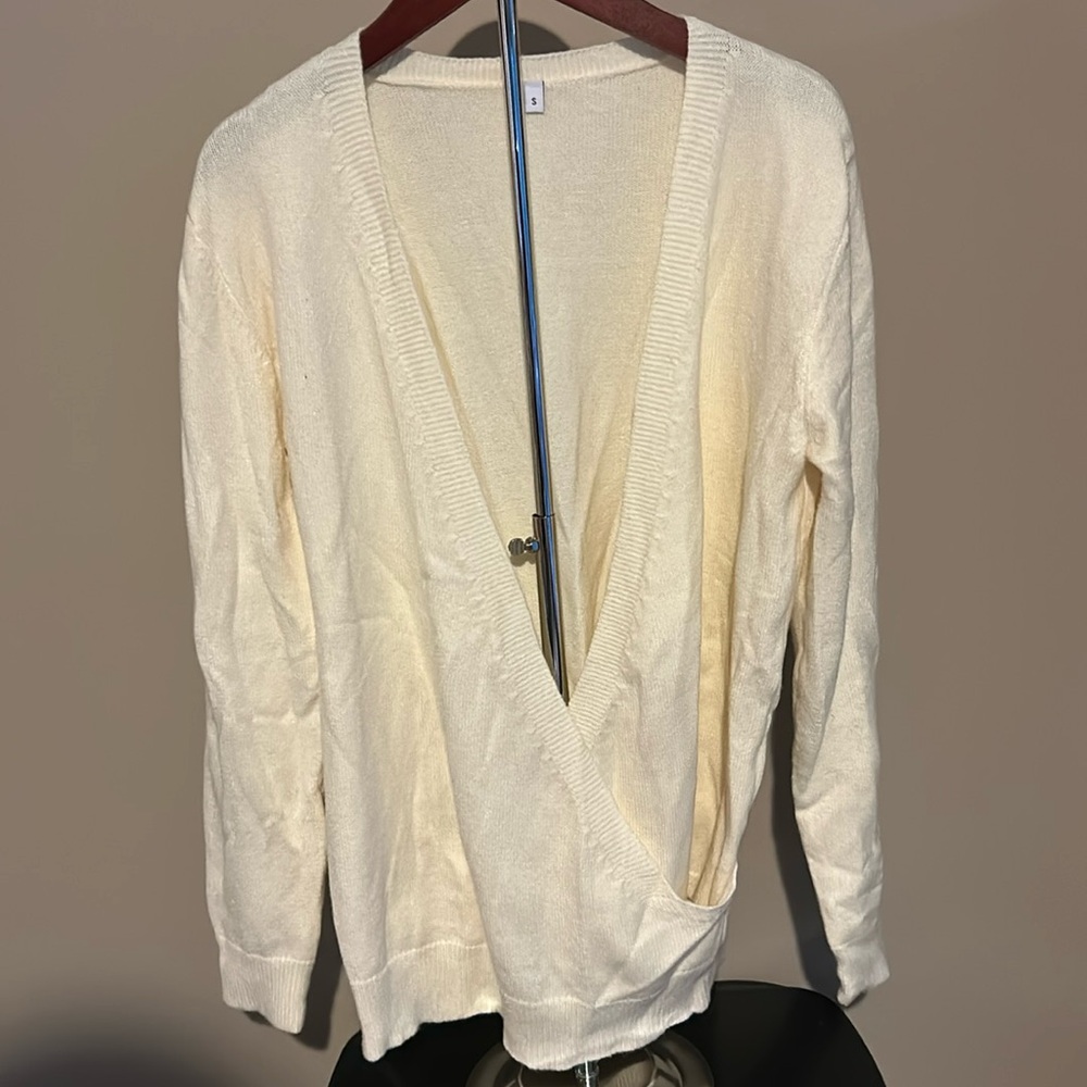 Cream sweater